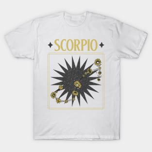 Floral Zodiac: Astrology Sign Scorpio T-Shirt